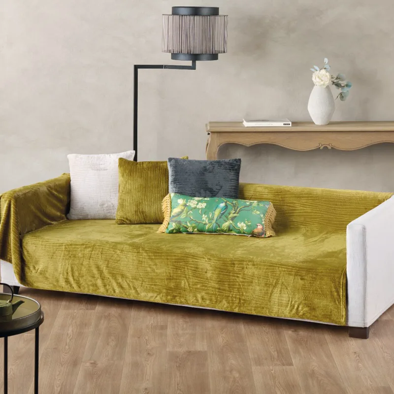 Κουβέρτα Καναπέ-Ριχτάρι 130x180 Kentia Versus Kameron 36 Green 130x180