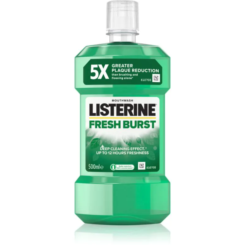 Listerine Fresh Burst στοματικό διάλυμα κατά της οδοντικής πλάκας 500 ml
