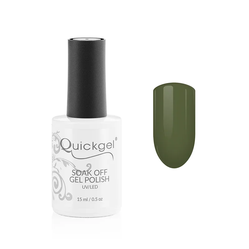 Quickgel Ημιμόνιμο Βερνίκι - No 1232 Olive Twist - 15mL