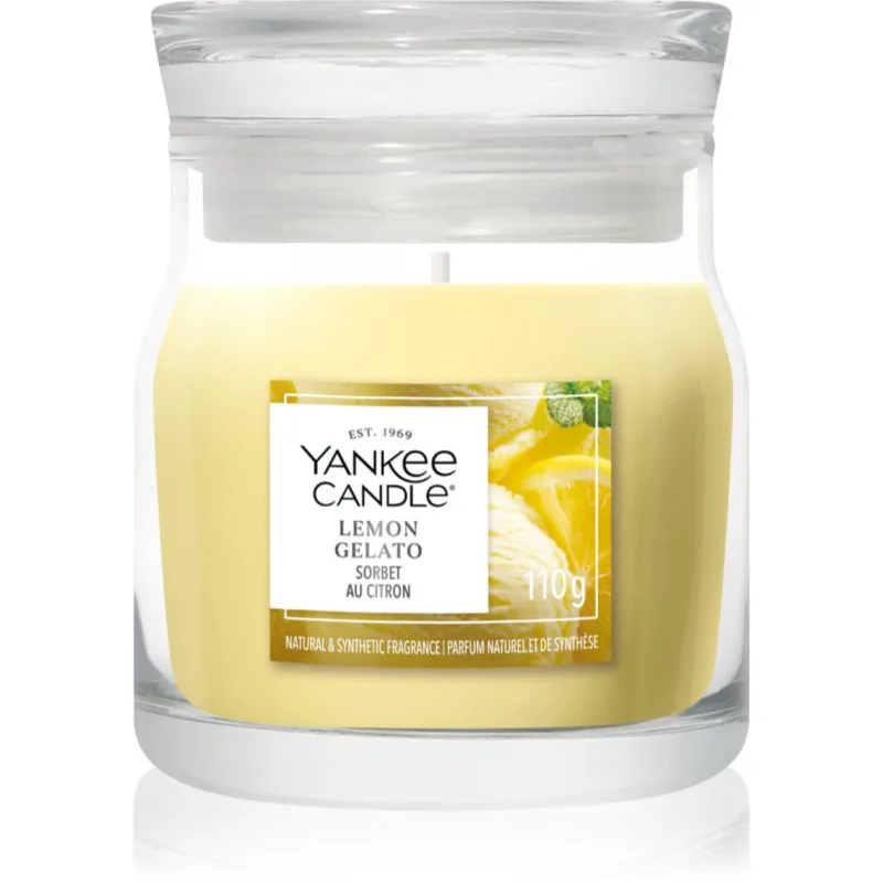 Yankee Candle Lemon Gelato αρωματικό κερί Signature 110 γρ