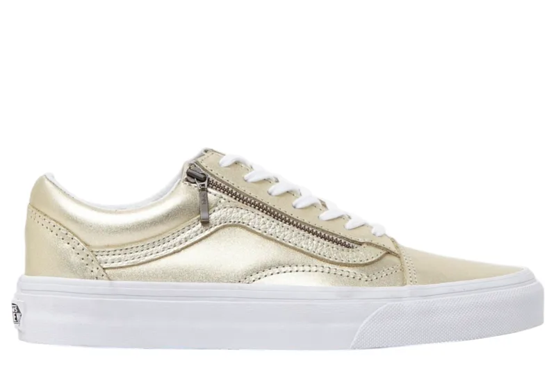 Sneaker Vans OldSkoolZip VN00018GIGY1-Wheat Χρυσό Γυναικείο