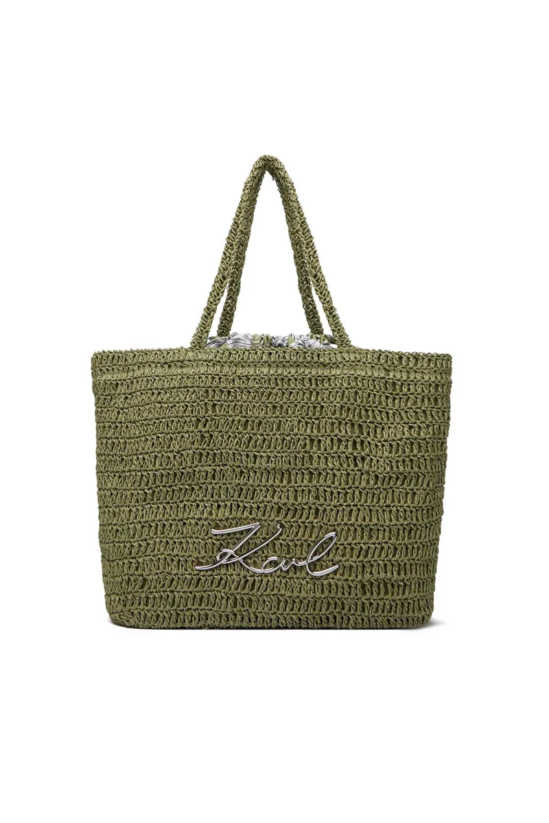 Karl Lagerfeld γυναικεία τσάντα tote "Signature Fashion" - B1W46079 Λαδί