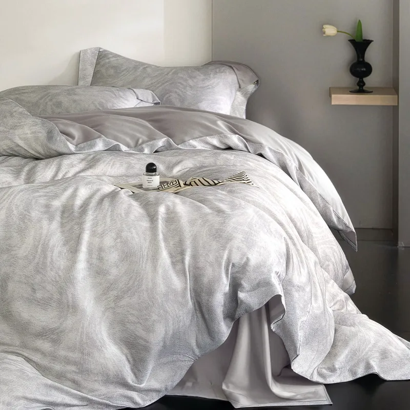 Πάπλωμα Υπέρδιπλο (Σετ 235x250) 2 Όψεων Rythmos Tencel Perle