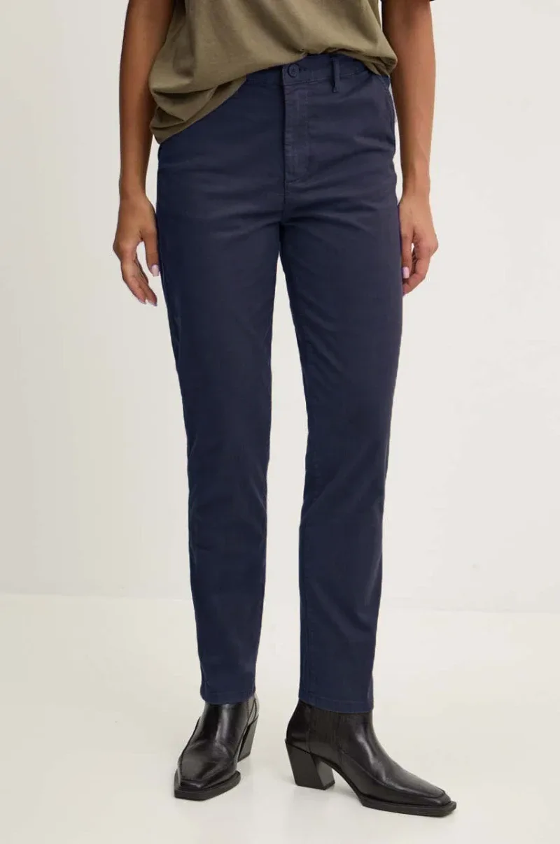 Μπλέ slim fit chino παντελόνι Guess