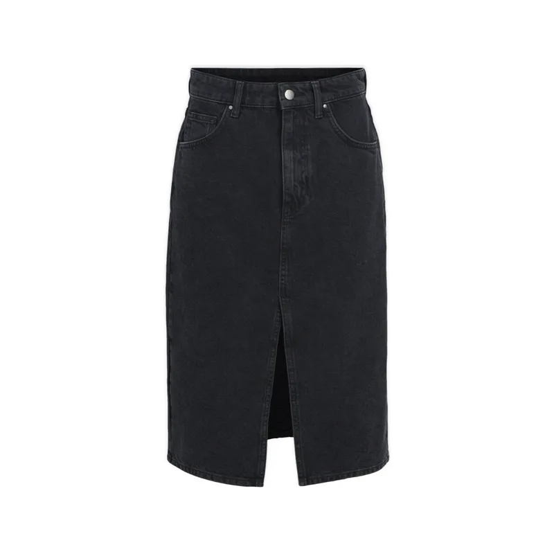 Μίντι φούστες Object Noos Harlow Midi Skirt - Black