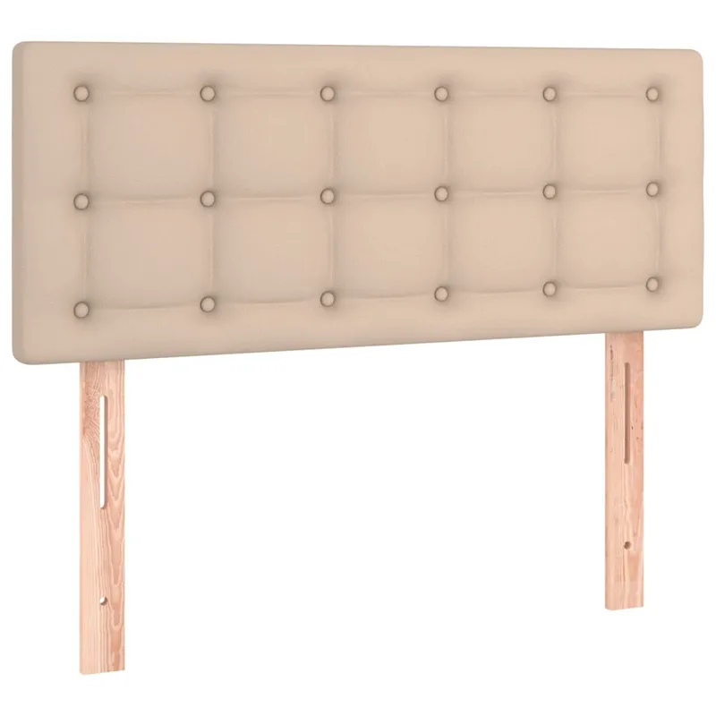 vidaXL Κεφαλάρι Κρεβατιού Καπουτσίνο 90x5x78/88 εκ. Συνθετικό Δέρμα