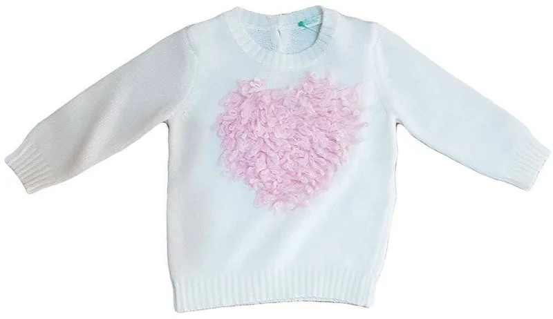 ΠΟΥΛΟΒΕΡ BENETTON 5BB IMPIANTO OCT ΛΕΥΚΟ (68 CM)-(6-9 ΜΗΝΏΝ)