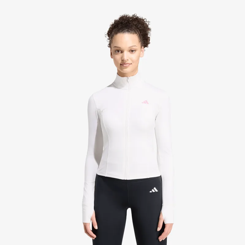 Φούτερ adidas 3-stripes Studio Zip Through Jacket Chalk White M
