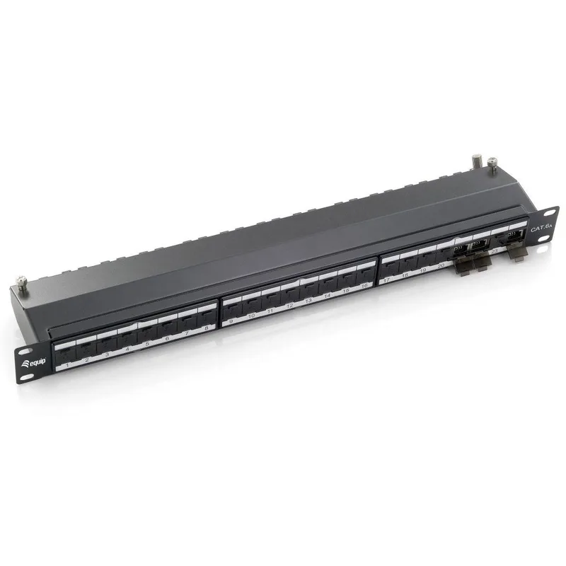 Equip Patchpanel 24x RJ45 Cat6A 19" FTP 1HE Premium