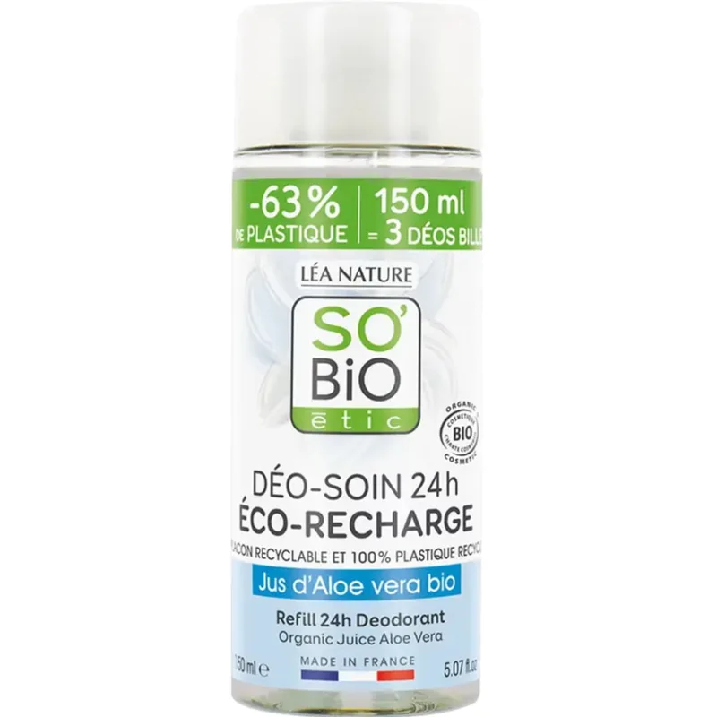 LÉa nature so bio étic Aloe Vera Roll-on Deodorant 150ml Refill