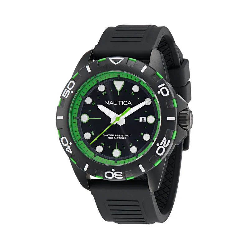 Ρολόι Nautica NAPNRS402 Μαύρο