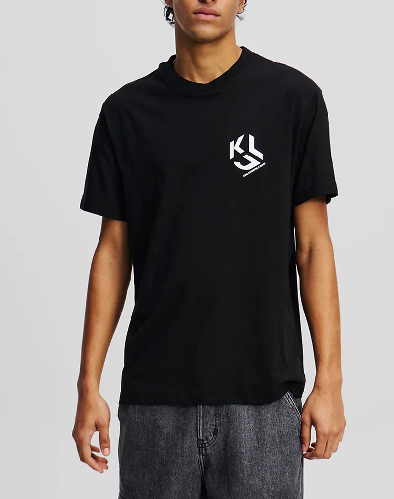 KARL LAGERFELD JEANS KLJ REG MONOGRAM TEE A2M17072-999 Black
