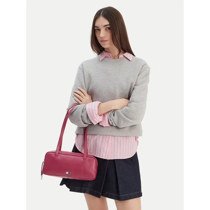 Τσάντα Tommy Jeans Tjw City Shoulder Bag AW0AW18075 Κόκκινο