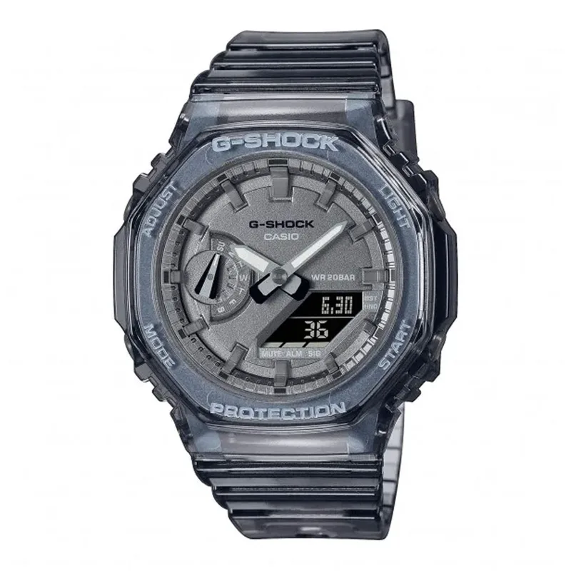 CASIO G-Shock Grey Rubber Strap GMA-S2100SK-1AER