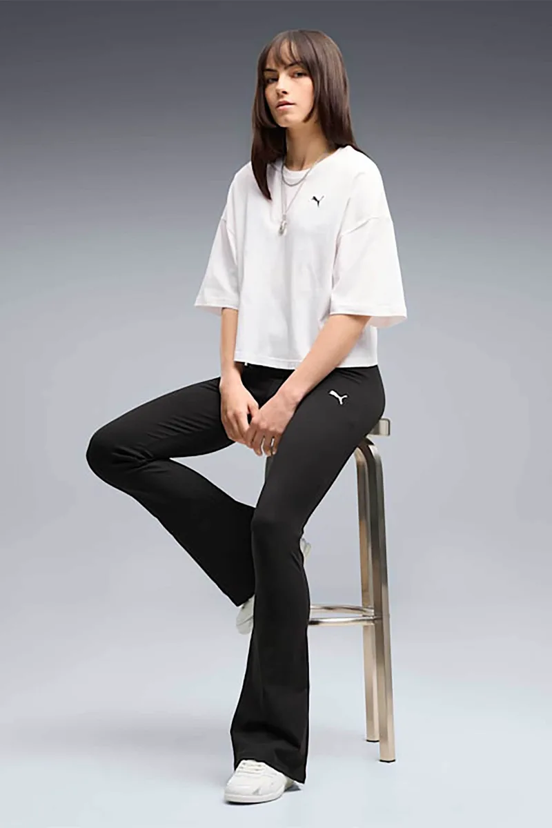 Puma γυναικείο κολάν "Essentials Flared" - 631542 Μαύρο