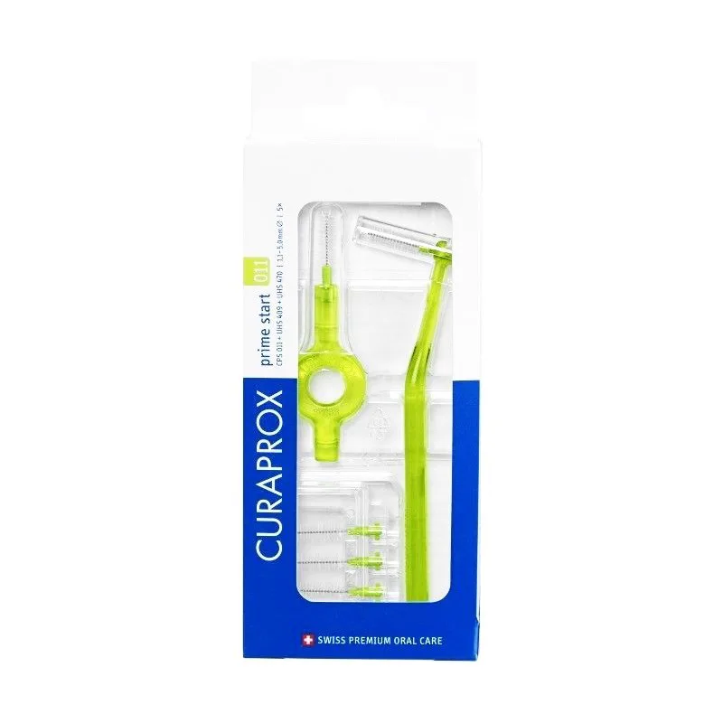 Curaprox 011 Prime Start Μεσοδόντια Λαχανί Βουρτσάκια 5 Τεμάχια