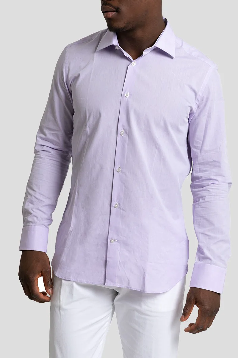 MIRCAM Ανδρικό Μωβ Lavender Long Sleeve Shirt