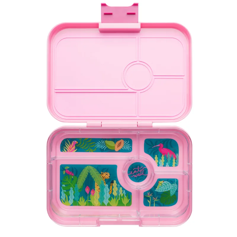 Φαγητοδοχείο Ενηλίκων Yumbox Yumbox Tapas XL 5-sections Capri Ροζ / Jungle Pastel tray 5 sections