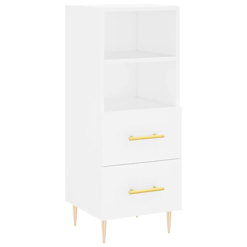 vidaXL Ντουλάπι Λευκό 34,5 x 34 x 90 εκ. από Επεξεργασμένο Ξύλο