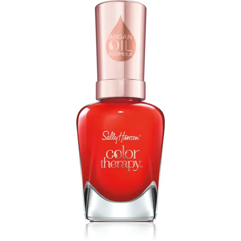 Sally Hansen Color Therapy περιποιητικό βερνίκι νυχιών απόχρωση 340 Red-iance 14.7 μλ