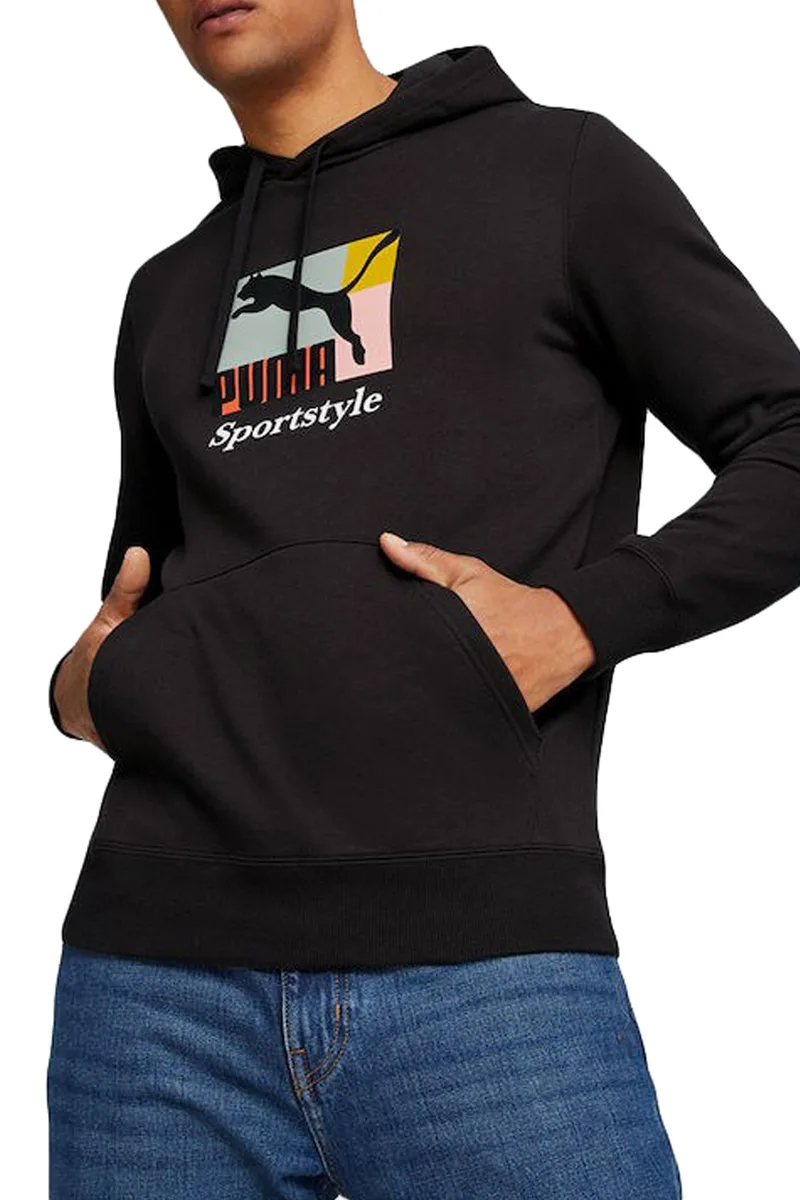 Μπλούζα Μακρυμάνικη Puma Classics Brand Love Hoodie FL 621341-01 Ανδρικό