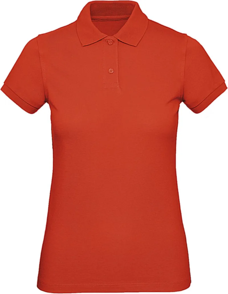 Γυναικείο Μπλουζάκι Polo PW440 B & C Inspire Organic Fire Red