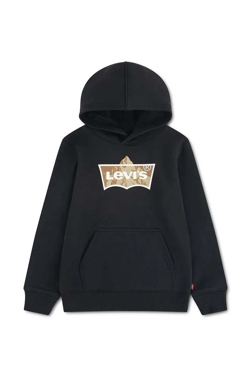 Levi's μπλούζα παιδική με βαμβάκι TALLEST PEAK BATWING HOODI