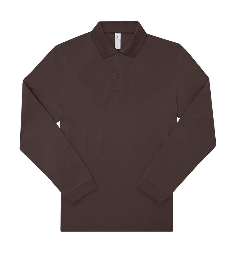 Μακρυμάνικη Μπλούζα Polo PU427 B & C My Polo 210 LSL Roasted Coffee