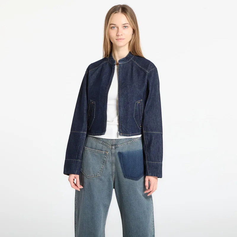 Μπουφάν Calvin Klein Jeans Zip Denim Jacket Blue M