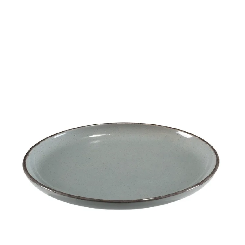 Πιατέλα Σερβιρίσματος Stoneware Tuscany Grey-Blue ESPIEL 32x2,8εκ. ATA150K6 (Σετ 6 Τεμάχια) (Χρώμα: Μπλε, Υλικό: Stoneware) - ESPIEL - ATA150K6