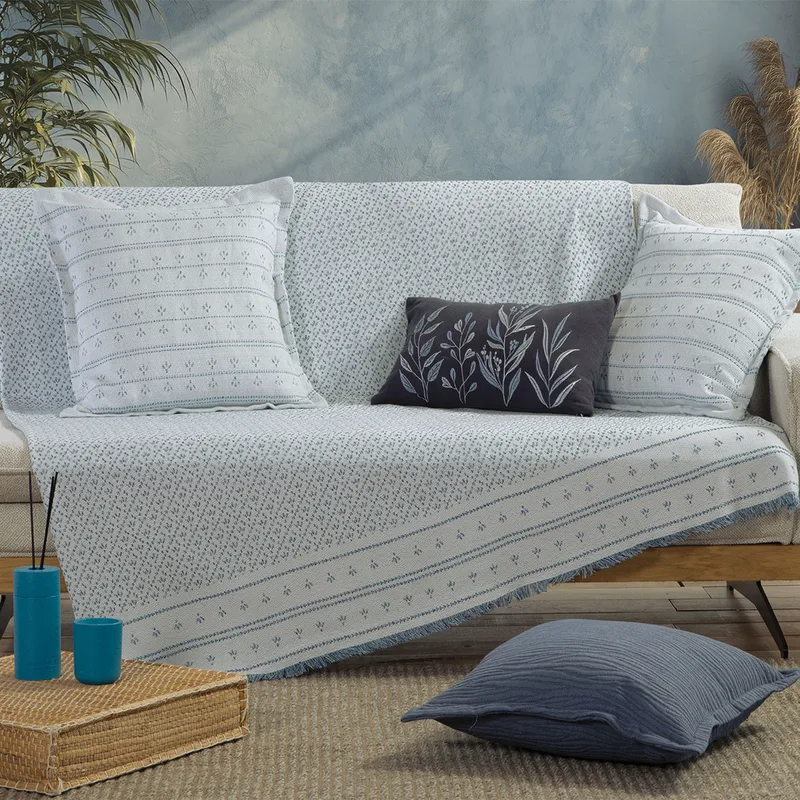 Ριχτάρι Πολυθρόνας (170x180) Nef-Nef Homeware Blue Ishmar
