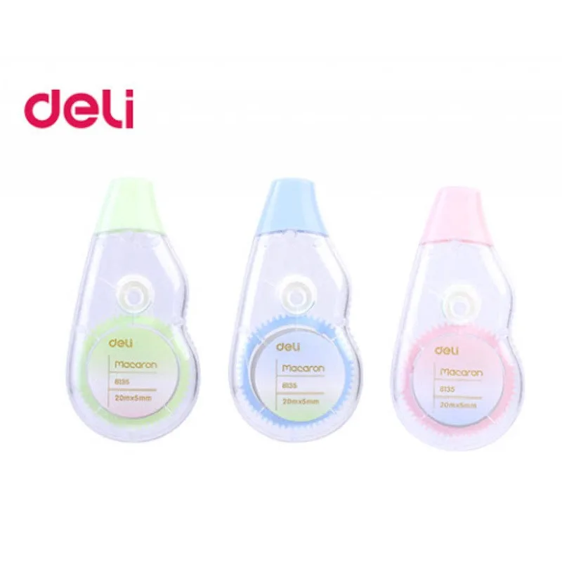 DELI ΔΙΟΡΘΩΤΙΚΗ ΤΑΙΝΙΑ BLISTER 5MMX20M MACARON (Τυχαία επιλογή χρώματος)