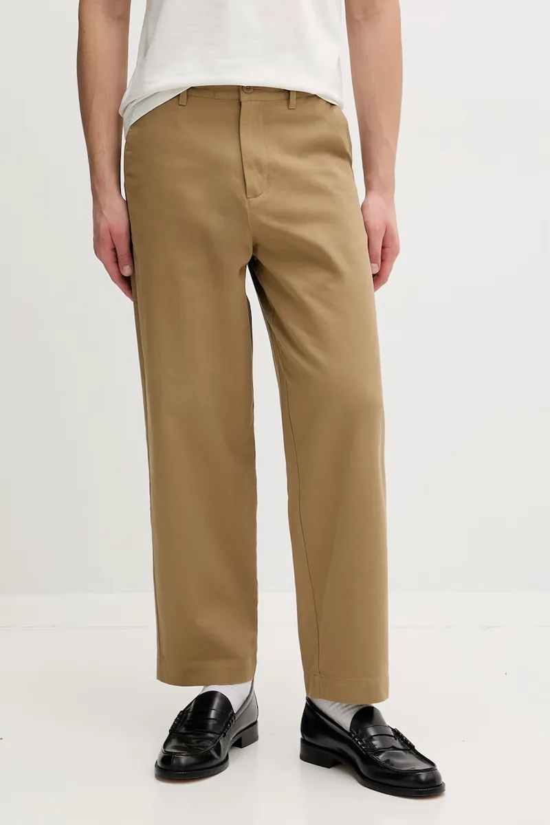 Βαμβακερό παντελόνι Fred Perry Straight Leg Twill Trouser