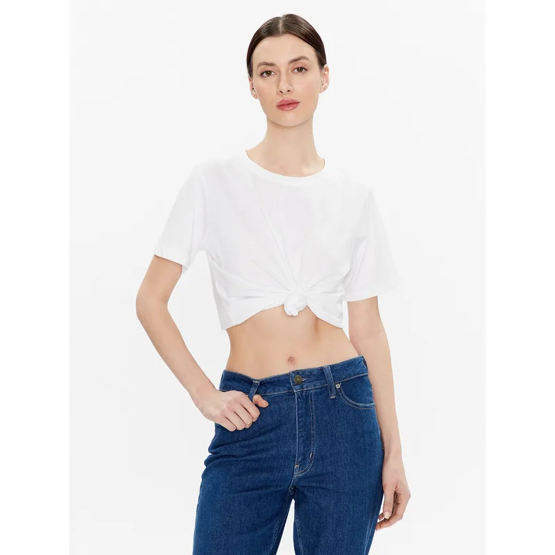 Calvin Klein T-Shirt K20K205410 Λευκό Regular Fit