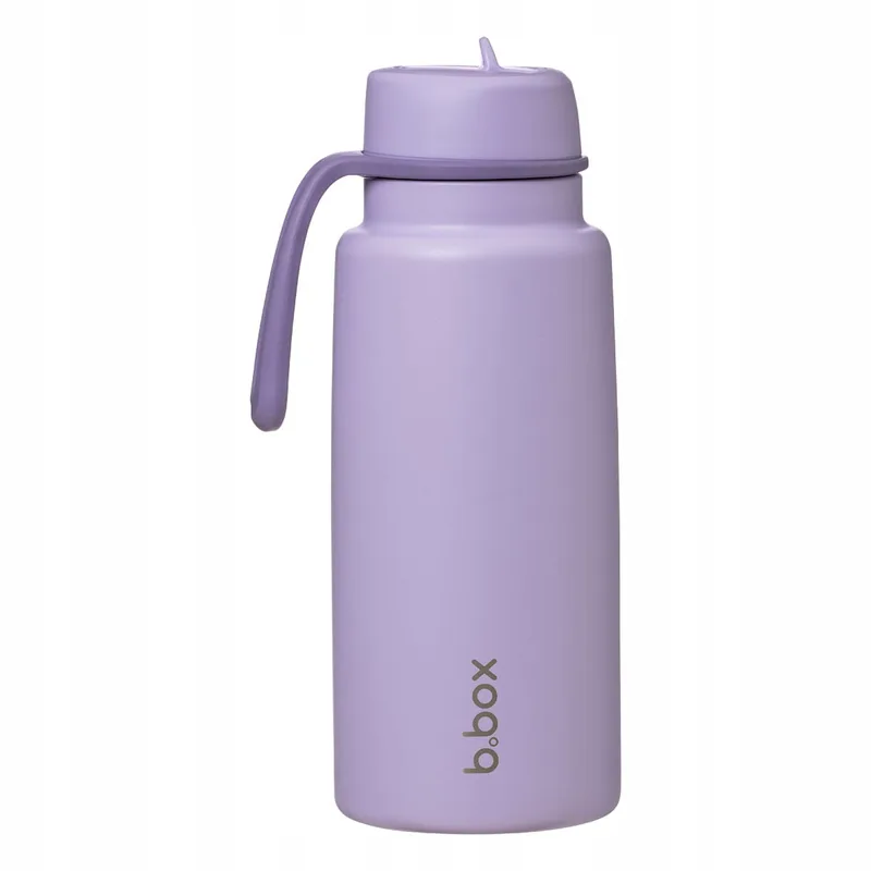B.Box Insulated Flip Top 1L Drink Bottle - Lilac Love