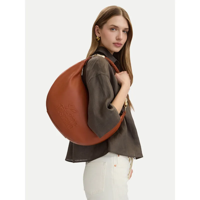 Τσάντα LOVE MOSCHINO JC4222PP0OKA0300 Καφέ