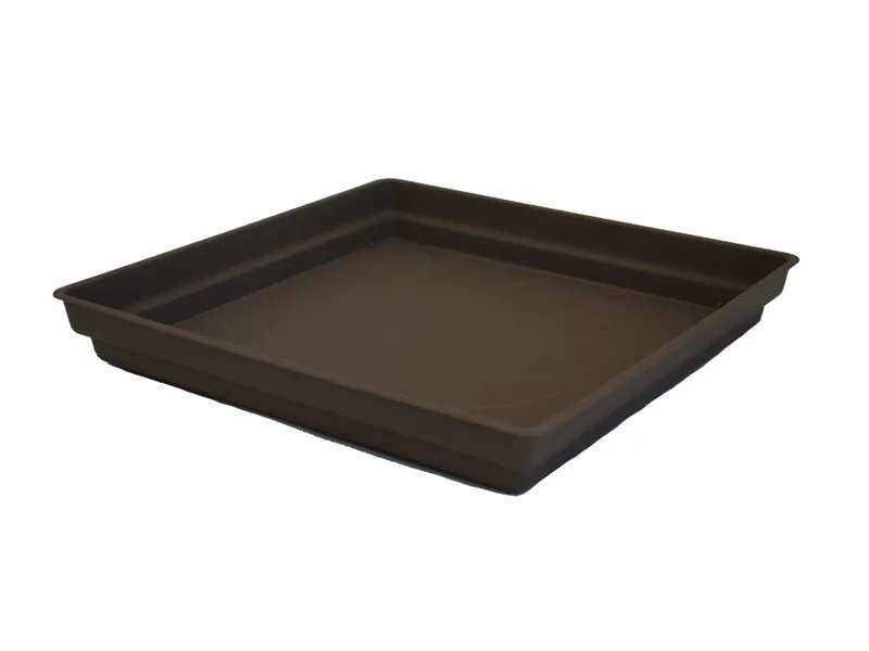 Πιάτο Γλάστρας Τετράγωνο Spicy Brown 26x26x3.6cm