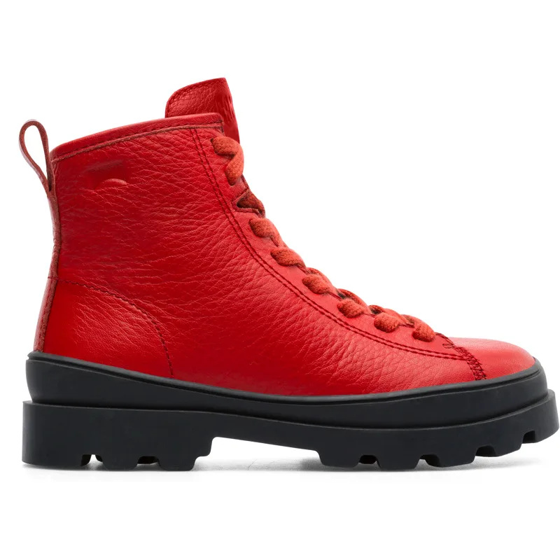 CAMPER Brutus - Μπότες Για Παιδιά - Κόκκινο, Μέγεθος 31, Smooth leather