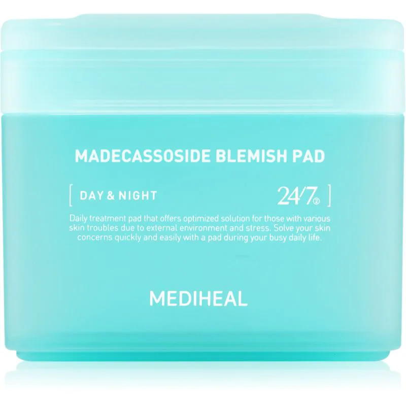 MEDIHEAL Madecassoside Blemish Pad επιθέματα τόνωσης ενάντια στις ατέλειες της επιδερμίδας 100 τμχ
