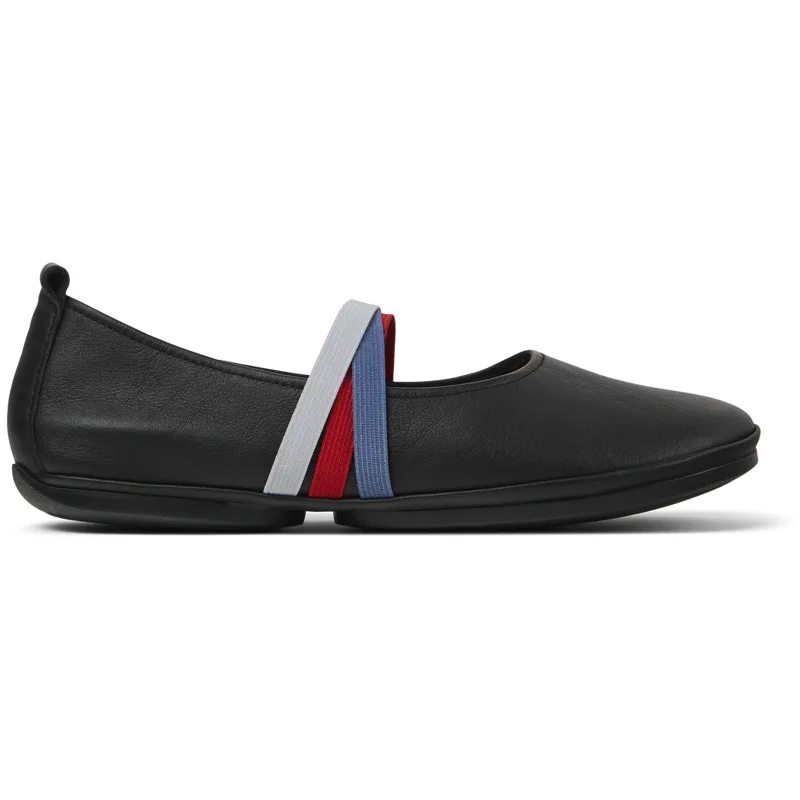 CAMPER Twins - Μπαλαρίνες Για Γυναικεία - Μαύρο, Μέγεθος 38, Smooth leather
