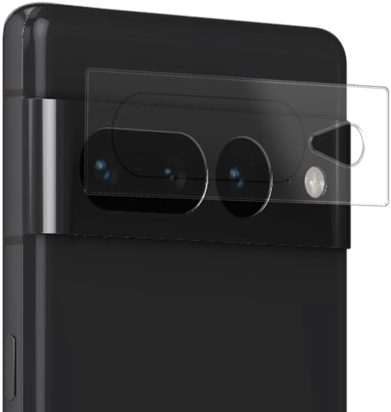 Κόκκινο Tempered Glass Camera Lens Protector - Αντιχαρακτικό Προστατευτικό Γυαλί για Φακό Κάμερας Google Pixel 7 Pro - Transparent (8719246381898)