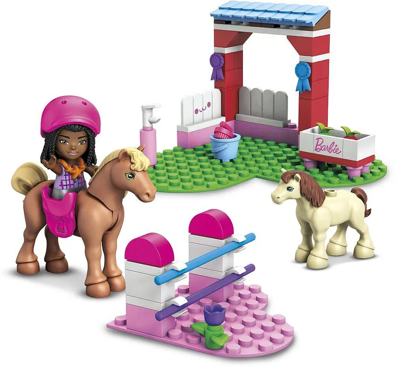 MEGA BLOKS BARBIE - ΣΕΤΑΚΙ ΜΕ ΦΙΓΟΥΡΕΣ ΚΑΙ ΑΞΕΣΟΥΑΡ (HDJ84)