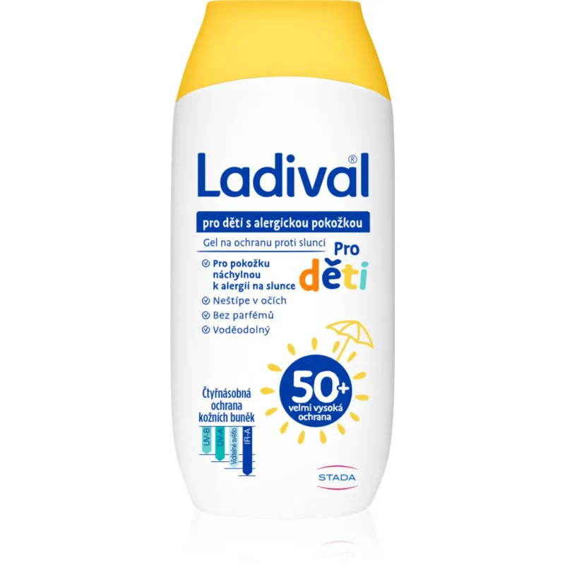 Ladival Kids προστατευτικό τζελ για προστασία από τον ήλιο 50+ 200 ml
