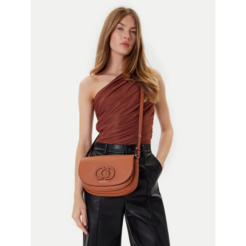 Τσάντα Guess Calebra HWBG95 36210 Καφέ