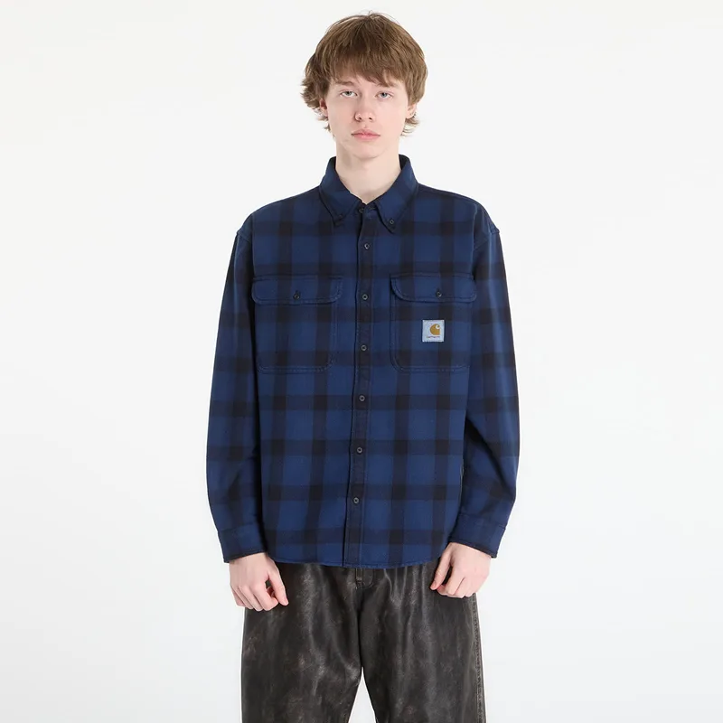 Πουκάμισο Carhartt WIP L/S Edmands Shirt UNISEX Edmands Check/ Natural/ Jupiter XL