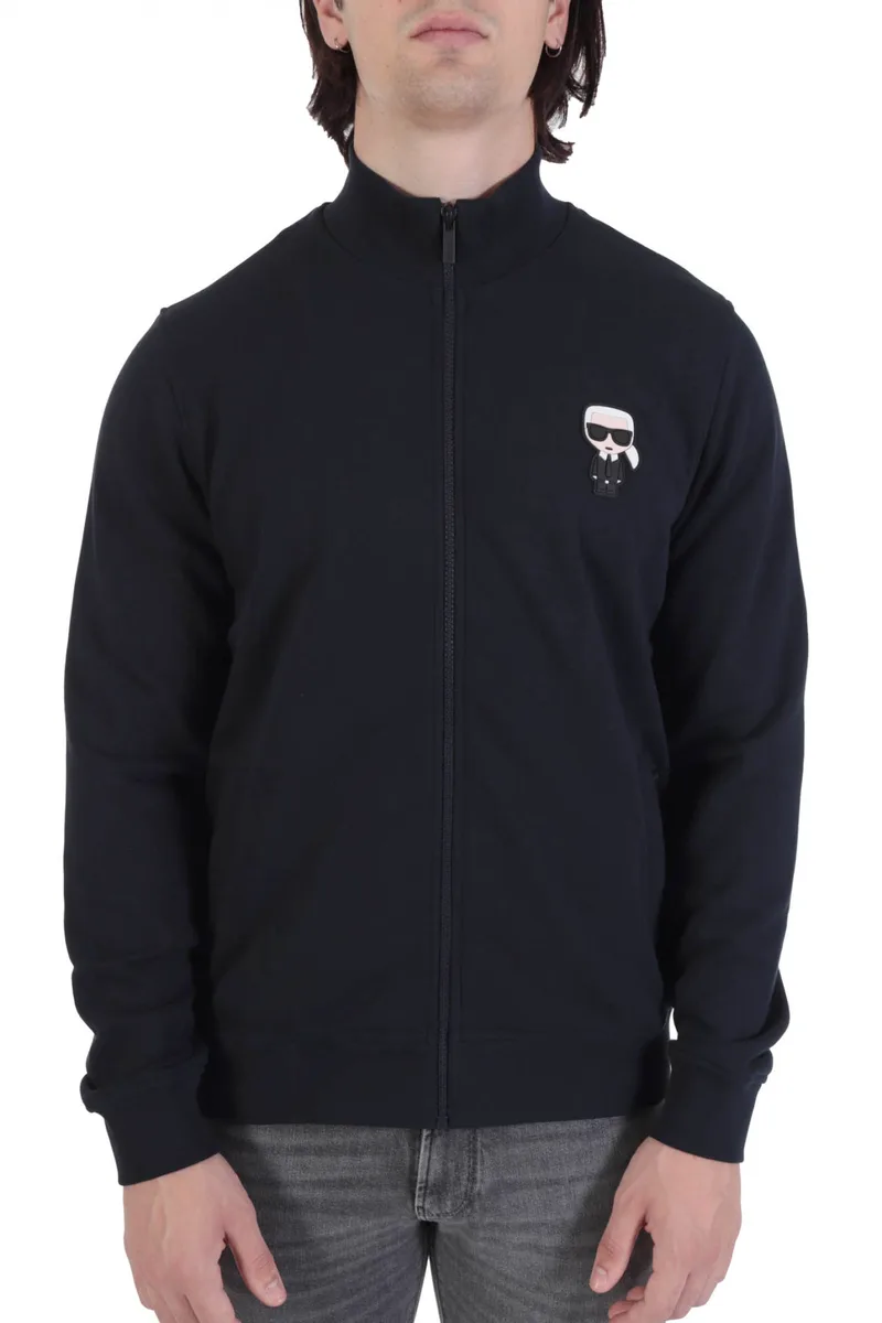 KARL LAGERFELD ΦΟΥΤΕΡ FULLZIP LOGO ΜΠΛΕ