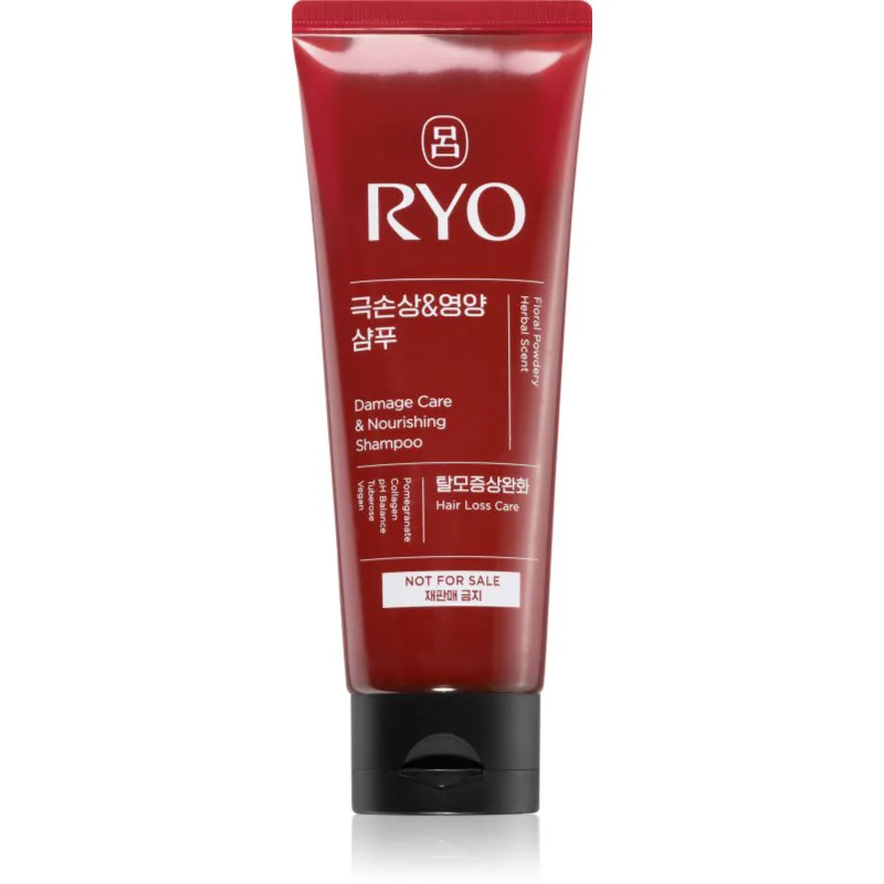RYO Damage Care & Nourishing Shampoo εντατικά αποκαταστατικό σαμπουάν για κατεστραμμένα μαλλιά 112 ml