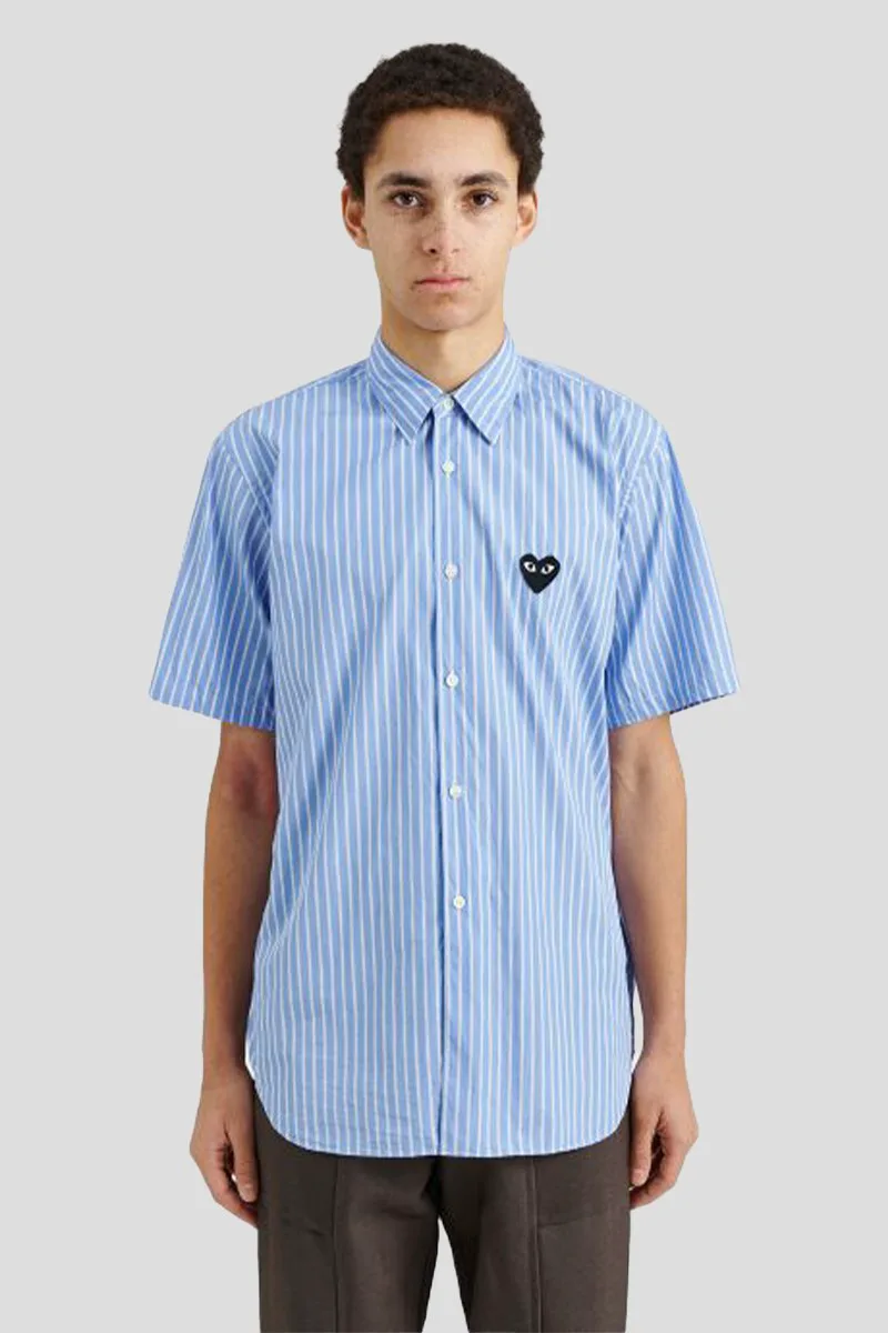 COMME DES GARÇONS PLAY Ανδρικό Small Heart Striped shirt