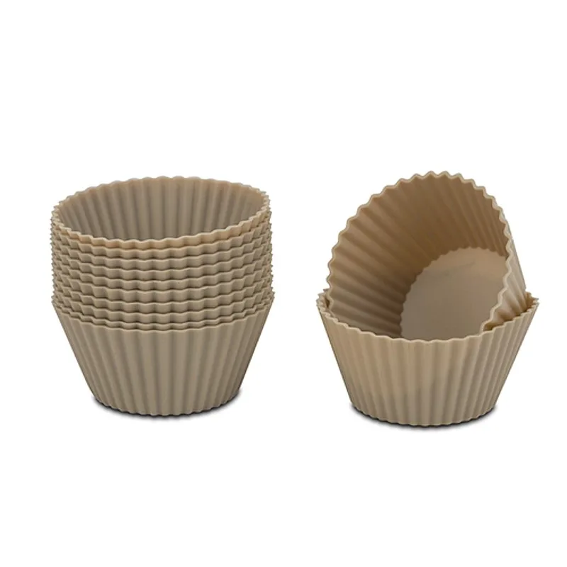 Φόρμες Σιλικόνης Για Cupcakes Σετ 12 Τεμαχίων Y3X7X7cm