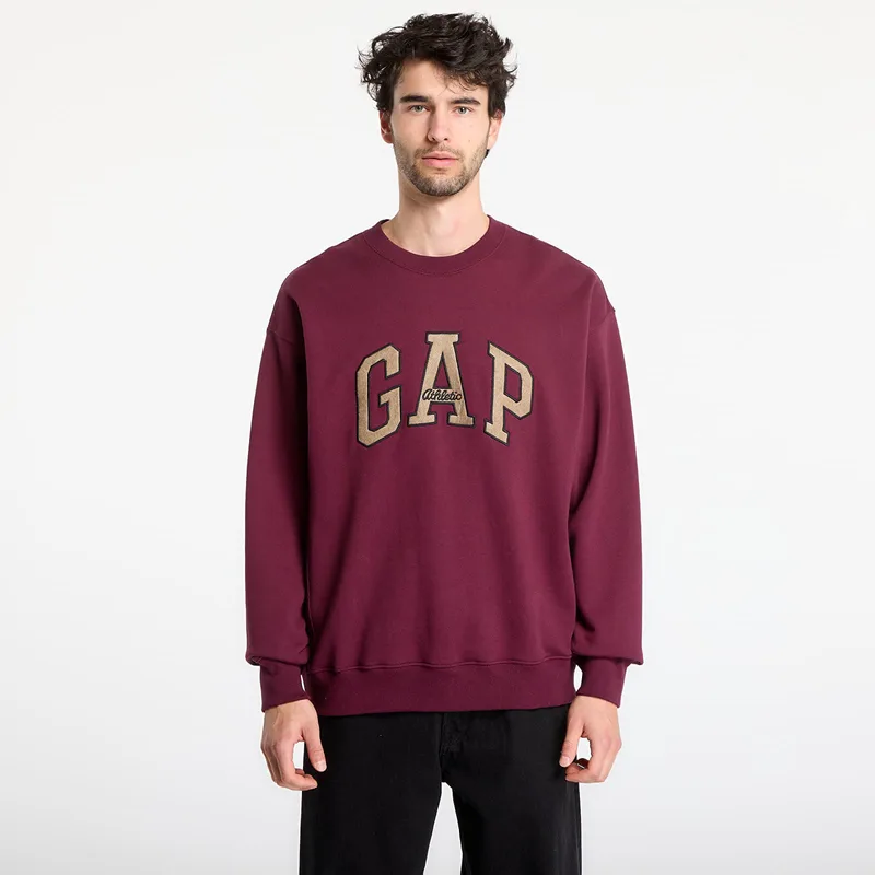 Φούτερ GAP Oversized Heavyweight Sweatshirt Tuscan Red L